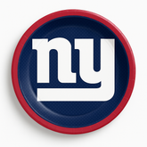 New York Giants 9" Round Paper Plates - NFL Party Essentials